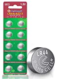 Beidongli LR44 Batteries AG13 357 high Capacity 1.5V Button Coin Cell 10 Count Battery