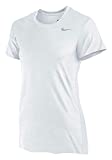 Nike Women's Legend Short Sleeve Poly Top (X-Large, White)