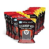 Biohazard Spill Clean Up by New Pig | Hospital Spill Kits | Bio Container Bags | Pathogen Clean Up Kits | OSHA BBP Standard | Blood, Urine, and Vomit Clean Up | Emergency Response | 10-Count, White