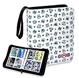 Trading Card Binder For Pokeman Trading Card Binder Baseball Card Binder With Card Sleeves Compatible With Pokemon Trading Cards Animal Crossing New Leaf Amiibo Card TCG PTCG Collection 400 Pockets