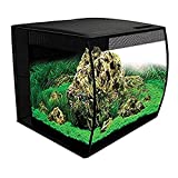 Fluval Flex Aquarium Kit, Black, 15 Gallon