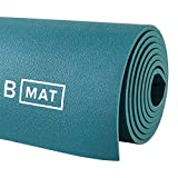 B YOGA B Mat Strong 6mm Thick Yoga Mat, 100% Rubber, Sticky & Eco-Friendly Exercise Mat, Non-Slip for Hot Yoga, Fitness, Pilates, Exercise, Stretching, Gym or Home Workouts (71" Ocean Green)