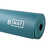 B Yoga Everyday 4mm B Mat, 100% Rubber High Performance Super Grip Non Slip OEKOTex Certified - for Yoga, Pilates, Workout and Floor Exercises, Ocean Green, 71"