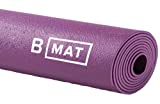 B YOGA Traveller 2mm B Mat, 100% Rubber High Performance Super Grip Non Slip OEKOTex Certified - for Yoga, Pilates, Workout and Floor Exercises, Deep Purple, 71"