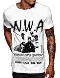 Swag Point Urban Streewear Graphic 100% Cotton t Shirts (L, NWA Poster)