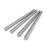 4PCS 8x150mm Stainless Steel Round Rods Dowel Pin Shelf Support Pin Fasten Elements, Shelf Bracket Pegs Cabinet Furniture Shelf Pins Support for DIY Shelving Supports