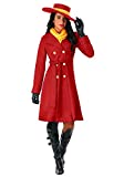 Carmen Sandiego Costume for Women Red Trenchcoat Costume for Adults Medium