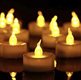 Tea Light, 150 Pack Flameless LED Tea Lights Candles Flickering Warm Yellow 100+ Hours Battery-Powered Tealight Candle. Ideal for Party, Wedding, Birthday, Gifts and Home Decoration (150 Pack)
