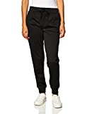 Hanes Women's Sport Performance Fleece Jogger Pants with Pockets, Black Solid/Black Heather, M