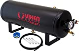 Vixen Horns 2.5 Gallon (9.5 Liter) 7 Ports Train/Air Horn Tank System/Kit 200 PSI with Gauge,Pressure Switch,Drain and Safety Valve,Compression Fitting,Male Plug,Hose,Thread Sealant VXT2500