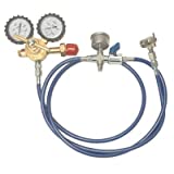 Pacific Customs Nitrogen Shock Fill Kit, No Loss Air Chuck, Relief Valve, and Regulator Hookup