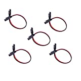 Wadoy 2 Pin Quick Disconnect Wire Harness Sae Connector 14 Gauge Heavy Duty Hight Capacity Battery Cable 10'' Leads(5 pack)