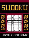 sudoku insane 2021 for adults: 365 Easy to Very hard Sudoku Puzzles with Solutions | paperback game | suduko puzzle books for adults large print | sudoko ... books | soduku books for adults | insane