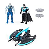 DC Comics Batman Bat-Tech Flyer with 4-inch Exclusive Mr. Freeze and Batman Action Figures, Kids Toys for Boys Ages 3 and Up