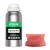 eSUN High Temp Resin, 405nm UV Resin with High Strength and High Precision for Automotive, Industrial Use, Medical and Dental Application on LCD 3D Printers, Pink, 500g