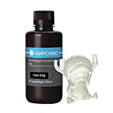 ANYCUBIC 3D Printer Resin, 405nm High Precision Fast Curing UV Photopolymer Resin for LCD 3D Printing, 500g Clear
