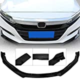 Shikha Gloss Black Front Bumper Lip Spoiler Wing Body Kit for Honda Accord 2018 2019