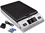 ACCUTECK All-in-1 Series W-8250-50bs A-Pt 50 Digital Shipping Postal Scale with Ac Adapter, Silver