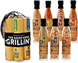 The Good Hurt Fuego: Grillin, BBQ Rub for Grilling Gift Set, Flavors Include Chipotle Lime, Montreal, Memphis, Black Cajun and More, Pack of 7