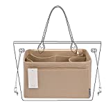 Purse Organizer Insert (Large, Beige)