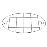 TamBee T&B 9.8x6.7 Inch Oval Roasting Cooling Rack 304 Stainless Steel Baking Broiling Rack Cookware 0.8 Inch heigh Thick Version 1PC