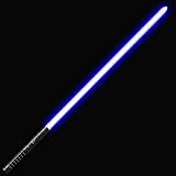 Passnag Light Saber Force FX Sword, Heavy Dueling, Rechargeable Light Saber, Metal Hilt Light Sword--Black Hilt with Blue Light --SN226B