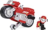 Paw Patrol, Moto Pups Marshall’s Deluxe Pull Back Motorcycle Vehicle with Wheelie Feature and Toy Figure