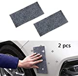 motoparty Nano Sparkle Cloth for Car Scratches,Nano Magic Cloth for Car Scratch Remover,Multipurpose Scratch Repair Cloth,Easy to Repair Light and Small Scratched on Surface 2 Pcs