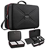 Double-Layer Design Protective for ps5 Carrying Case,Hard Shell Have Cushion Padding Travel Storage Bag for Playstation 5 Digital Edition/Disc Game Consoles,Waterproof and Shockproof.