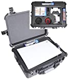 Case Club Pre-Cut Waterproof Hard Case - Fits PlayStation 5 (PS5), Two Controllers, Games, Stand, & Cords - Impact Resistant - Lockable - Laser Cut Foam - Lifetime Warranty (PS5) - (Upgraded Gen-2)