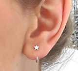 Tiny Star Earrings 4mm Stud Earrings Ear Huggies