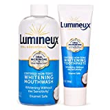 Lumineux Oral Essentials Mouthwash and Teeth Whitening Toothpaste Bundle