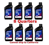 ACDelco 109246 SAE 5W-30 dexos1 Gen 2 Full Synthetic Motor Oil 1 Quart (8 pack)