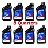 ACDelco 109236 0W-20 dexos1 Gen 2 Full Synthetic Motor Oil 1 Quart (8 pack)