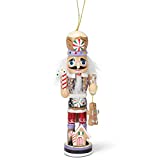 Kurt Adler Gingerbread Man Nutcracker Ornament 5 inch Wooden Christmas Decoration