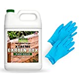 Garden Box Sealer | FDA Food Contact Safe Plant-Based Wood Sealant for Raised Beds, Planters & Pet Houses. Protects All Wood Types from Water & Weather Damage | Eco-Friendly Sustainable Solution