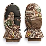 Hot Shot Men’s Camo Huntsman Pop-Top Mittens – Realtree Edge Outdoor Hunting Camouflage