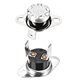 uxcell KSD301 Thermostat 95°C/203°F 10A N.C Adjust Snap Disc Temperature Switch for Microwave,Oven,Coffee Maker 2pcs