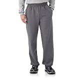 Fruit of the Loom Best Collection Mens Fleece Elastic Bottom Pant Medium Charcoal Heather