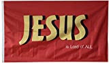 Jesus is Lord of All Flag banner 3x5Feet Jesus flag Christian Flag