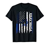 Krav Maga Shirt Martial Arts Gifts Training Israeli Flag T-Shirt