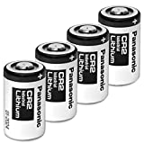 Panasonic CR2 Lithium Battery, Photo Lithium,3V Batteries for Mini 25/ Mini 50 /Mini 50S/ Mini 55 Pivi MP-100 & SP-1- Silver (Pack of 4)