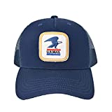Concept One USPS U.S Mail Truck Hat, Eagle Embroidered Logo Adjustable Adult Baseball Cap with Curved Brim, Navy, One Size