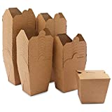 Kraft Paper Take Out Containers, Togo Boxes for Food (32 oz, 50 Pack)