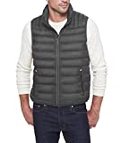 Tommy Hilfiger Men's Lightweight Ultra Loft Quilted Puffer Vest (Standard and Big & Tall), Charcoal, Large