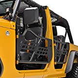 EAG Safari Tubular Door with Side View Mirror Fit for 07-18 Wrangler JK 4 Door Only