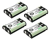 Kastar 4X HHR-P104 Battery Replacement for Panasonic HHR-P104A KX-FG6550 KX-FPG391 KX-TG2302 KX-TG230 KX-TG2312 KX-TG2355W KX-TG2356 KX-TG2357 KX-TG2382B KX-TG2386B KX-TG2388B KX-TG2396 Empire CPH496