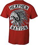 Heathen Men's Red Chief T-Shirt (2X-Large)