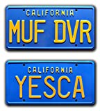 Celebrity Machines Cheech & Chongâ€™s Up in Smoke | Metal Stamped License Plates