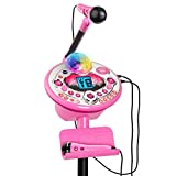 VTech Kidi Star Karaoke System 2 Mics with Mic Stand & AC Adapter, Pink